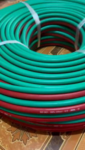 SELANG LAS DOUBLE NCR UKURAN 1/4 X 3/8 INC ( 6+9 MM) HARGA PER 1 PCS