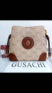 Tas GUSACHI Bucket Wanita Dewasa Vintage Mewah Kokoh Bisa Untuk Dipakai Kuliah & Kerja kd 39