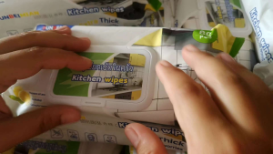 ทิชชู่เปียกเช็ดในครัว ขจัดคราบน้ำมัน มี80แผ่น 🇹🇭สินค้าพร้อมส่ง🇹🇭