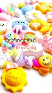 Paket Bros Anak Clay Mini isi 3pcs Peniti Grade A Random Murah Bisa COD