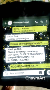 KAOS CHAT WA / LUCU / GAK BAHAYA TA / DISTRO PREMIUM