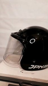 HELM JPN RETRO ARC BOGŌ JPN WARNA HITAM DOFF ORIGINALSNI