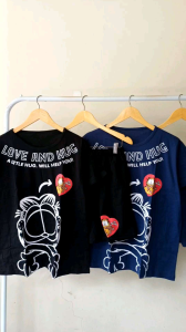 Setelan Wanita Jumbo Kekinian Celana Pendek Cotton Combed 30S