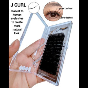 J CURL EYELASH EXTENSION NATURAL CURL LOWER LASHES