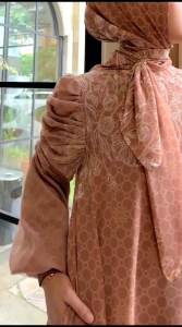 DRESS GAMIS MODE LYANA SET TERBARU BY NONA