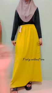 PROMO !! ROK CARGO KNIT WANITA PREMIUM TEBAL
