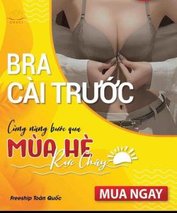 Áo Ngực CT4 OTULI Cài Trước Tiện Lợi Không Gọng Đệm Vừa Mút Có Lớp Nano Bạc Kháng khuẩn