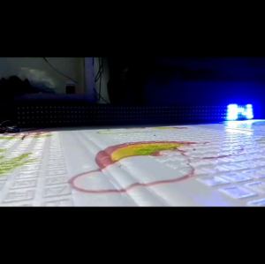 STROBO TEKS 4BARIS MURAH EKONOMIS 12v/24v