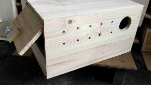 African lovebirds nestbox aircon type 8x8x16.5inches