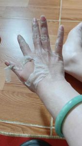 ( Nước Lột Lạnh collagen thái ) thời gian 90 phút lột Mùi nho nhẹ không hôi hắc chuẩn spa