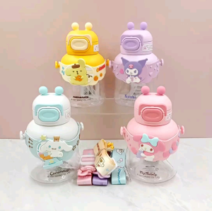 Botol Minum Anak Karakter / Botol Sedotan Cinnamoroll / Botol Import Melody / Botol Minum Anak Kuromi Pompurin