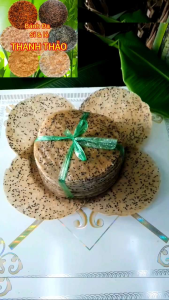 Bánh Tráng/Đa Mè Đen Cốt Dừa L2 size 20cm SL: 10cái