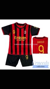 SETELAN BAJU BOLA ANAK MLN MERAH TERBARU BISA COD SET JERSEY PRIA