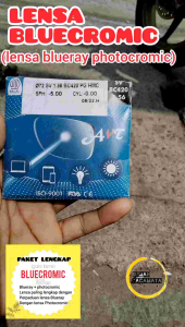 Kacamata Minus Tinggi Bluecromic Kacamata Rabun Jauh -0.25 sd -8.00 Pria dan Wanita Kacamata Bluecromic