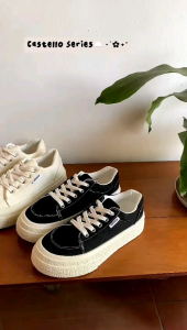 Minangstuff.id Castello Sepatu Sneakers Wanita Kanvas Premium Bisa COD