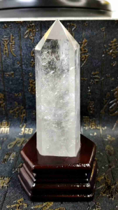 Natural Brazil High Gred White Quartz Crystal Point Ornament S13 #CrystalPoint #Naturalcrystal