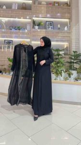 GAMIS ABAYA TURKEY SET OUTER 2in1 KOMBINASI PAYET SWAROVSKI PITA TERBARU DIVVSAA COLLECTION // COD // FREE ONGKIR