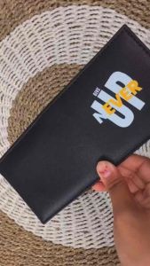 Dompet Pria Pendek Standar Kulit Sintetis Miniso Never Give Up