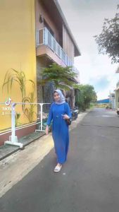 Gamis Crinkle Airflow Free Hijab