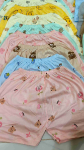 Combo 10 quần Đùi thun lạnh 10 hình họa tiết mặc mát cho bé từ 4-16KG. (0-3 tuổi) Em bé Trẻ sơ sinh Trẻ mới tập đi quanthun lanh