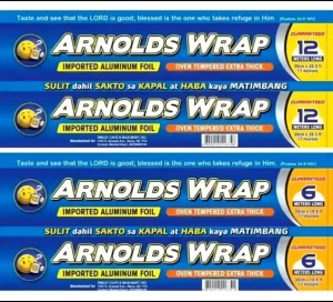 ♥️ ARNOLDS WRAP 6meters Aluminum Foil EXTRA THICK (SAKTO sa HABA at KAPAL)