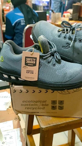 Sepatu Safety Work JOGGER ECOFITZ S1P LOW GREY Asli Ori Terbaru