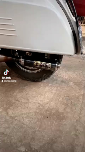Knalpot Vespa Racing 2tak Buang Kiri
