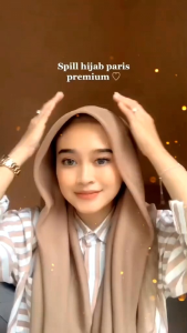 HIJAB SEGI EMPAT PARIS PREMIUM VOAL ANTI LETOY