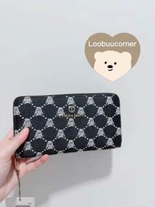 (Hàng auth - giao Hỏa Tốc) Ví dài đựng tiền in họa tiết gấu nữ nhiều ngăn ttwn bear tt2320