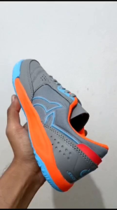 Promo 12.12 Bigsale Sepatu Futsal Ortuseight Jogosala Vanquish - Grey Red Ortrange