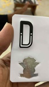 Plat Nomor Motor Variasi Baut Tanam