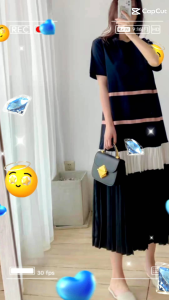 TM 83810 Dress Hanoko drop waist import