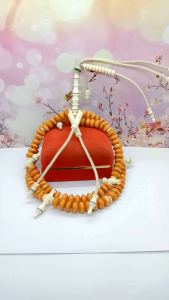 tasbih tijani batu Marjan Oren kombinasi tulang A18