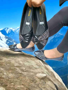 SY05 Flatshoes Sepatu Wanita Hitam Sol Karet Sepatu Kerja - Sepatu Termurah