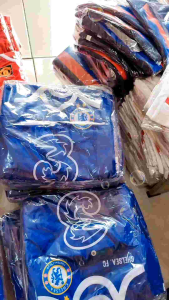 Jumper Bayi Serial Bola Club MU Merah 1-12 & Jersey Bola (bisa COD)