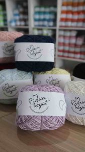NEW!! Main Rajut - Benang Rajut Katun Combed Warna Solid