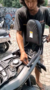Sandaran Senderan jok belakang Scoopy fi Scoopy 2020-2025 Beat Street Beat Karbu beat deluxe VARIO 160 VARIO 125 150 NMAX NEW NMAX OLD NMAX TURBO ADV 150 160 LEXI PCX 150 160