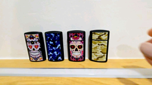 Flicker FW 380 Flip Windproof Lighter Api Tajam