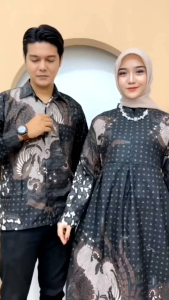 Baju Batik Couple Pesta Pasangan Suami Istri Kondangan lamaran Terbaru Bisa Cod Terlaris Di Lazada Gamis Dan Kemeja Katun Batik Pakaian Batik Pasangan Untuk Acara - Lazada