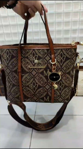 H3074#NEW ARRIVAL TOTE BAG BUCKET MONOGRAM KANGAROO WOMEN BAG