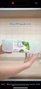 Hộp thực phẩm TRỮ ĐÔNG Inochi chất liệu nhựa PP chịu nhiệt không mùi hộp cấp đông thịt cá