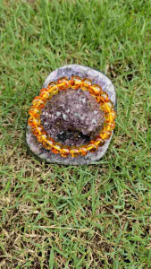 💯Natural Uruguay Purple Crystal Amethyst Cluster 760g【Big Flower Crystal】💯天然乌拉圭紫晶簇/紫晶镇760克【大晶花】