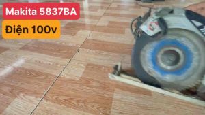 Máy cưa đĩa Makita hàng bãi xài điện 100 volt lưỡi 180mm