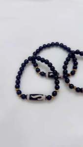 Vòng mã não đá đen 8 li