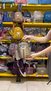 Tas Wanita Chibao Kanvas 2in1 Selempang dan Jinjing CB8182c 3sleting