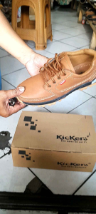 sepatu kasual.kulit sapi asli