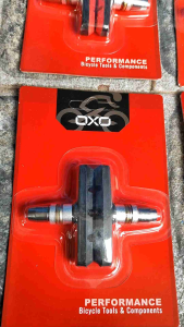 Brake Shoe Karet Kampas Rem Sepeda Kunci L 60mm Warna OXO Sepasang Lipat Mini MTB Gunung Minion | High Quality