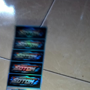 STIKER TEAM SOTOK DAN GASS ISI 13 PCS BAHAN HOLOGRAM