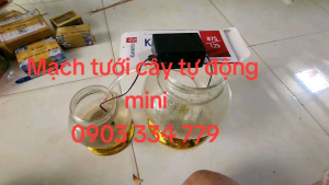 [Kèm pin] Bộ DIY Máy Bơm Tưới Cây Tự Động Sử Dụng Cảm Biến Độ Ẩm Đất phù hợp khi đi Du Lịch xa nhà