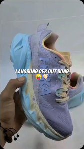 FOR WOMEN ELEVON 2 Purple Tosca SUPER PREMIUM RUNNING SHOES + KAOS KAKI DAN GELANG